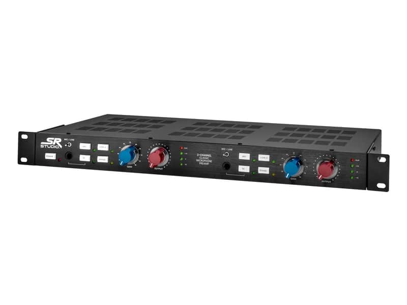MINT Monoprice SR Studio 2-Channel 1073-Style Microphone Preamp with Dual Transformers image 1