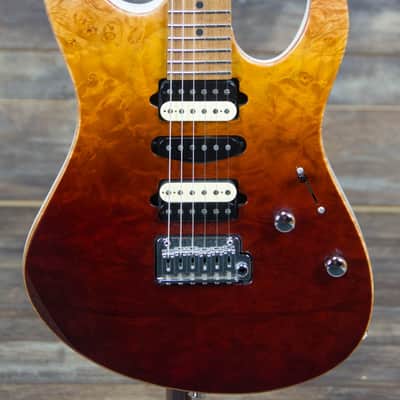 Suhr Modern Desert Gradient custom stunning finish 5A Roasted Birdseye Neck stainless frets image 1