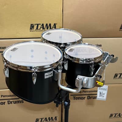 Tama Starlight Trio Marching Tenor Set - 8"/10"/12" - Satin Black image 4