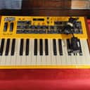 Dave Smith Instruments Mopho 32-Key Monophonic Synthesizer Yellow & Wood Sides w/ Power Supply & Changed Buttons