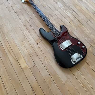 Fender Precision Bass with Rosewood Fretboard 1973 - Black image 3