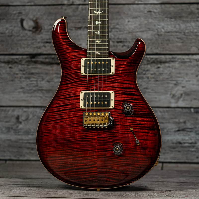 ギター PRS Custom24Fire Red Burst10TOP PRS Custom 24 - Fire Red Burst 10-Top | Reverb