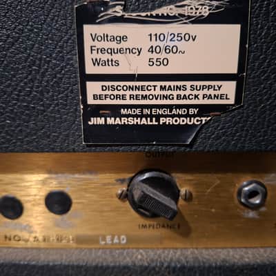 1972 Marshall Major 200W Amp Head image 11