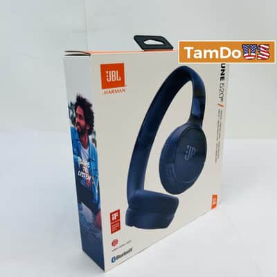 JBL JBL Tune 520BT Wireless on-ear headphones with JBL Pure Bass sound image 1