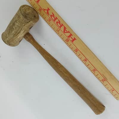 Slingerland Star Rawhide Chime Mallet Vintage 50s Drum Percussion Part Pentagram image 5