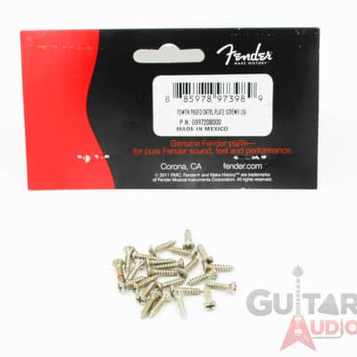 Genuine Fender ROAD WORN/Relic Aged Guitar Pickguard Screws (24) - 099-7208-000 image 2