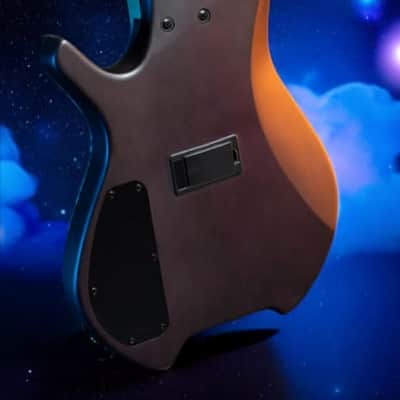 Cort Artisan Space 4 Bass - Star Dust Green; Premium Tone & Stellar Design! w/ Gig Bag image 9