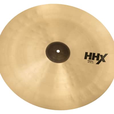 Sabian HHX 20" Chinese Cymbal Bundle +FREE VF Sticks & T-Shirt 12016XN Natural | Authorized Dealer image 2