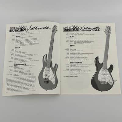 1996 Ernie Ball MUSIC MAN Specifications Catalog [1ST Year AXIS Case Candy] image 2