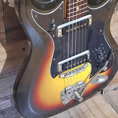 1965 Hagstrom II with Original Case - Sunburst - image 5
