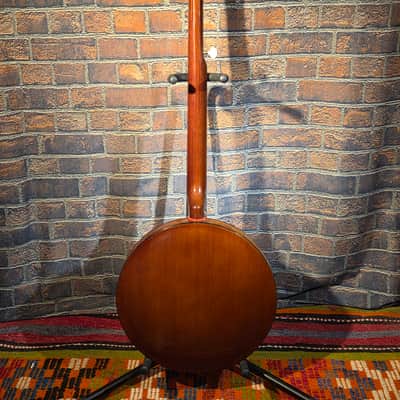 Vintage 1970s Kay KBJ-12 5-String Banjo w/ Chipboard Case image 13