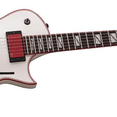 ESP LTD Gary Holt GH-600 Electric Guitar with Case, Snow White image 4