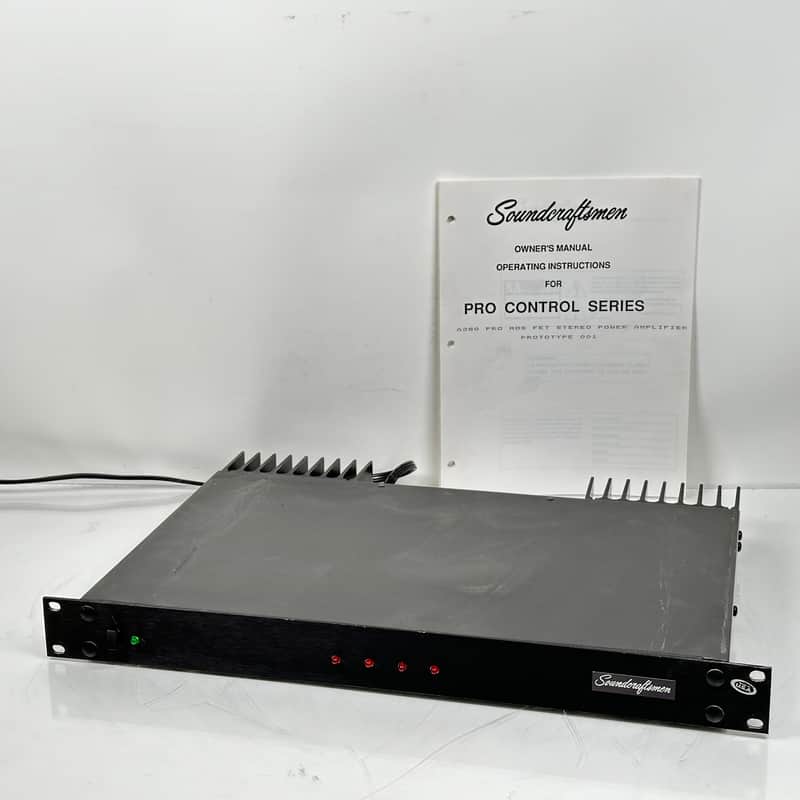 Soundcraftsmen A280 Pro MOSFET Stereo Power Amplifier Prototype 001 image 1