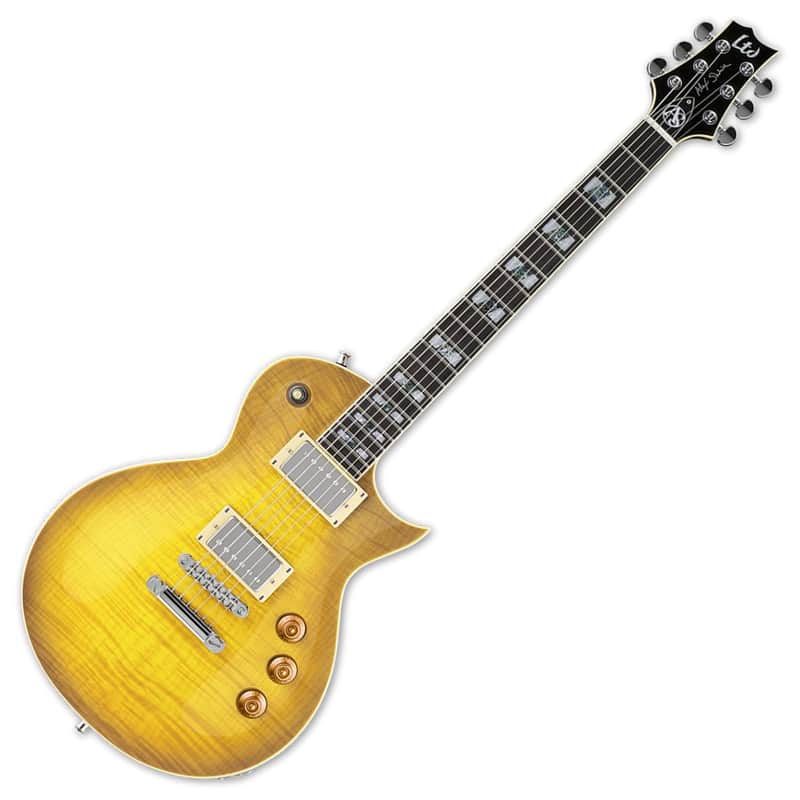 ESP LTD Alex Skolnick AS-1 FM Lemon Burst Signature Electric Guitar image 1