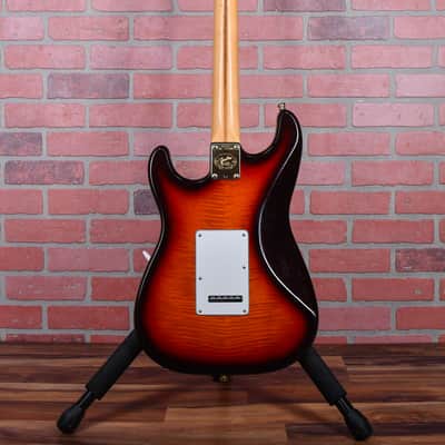 Fender 50th Anniversary Limited Edition American Standard Strat Flame Maple Top & Back Antique Burst #2377 1996 w/OHSC image 7