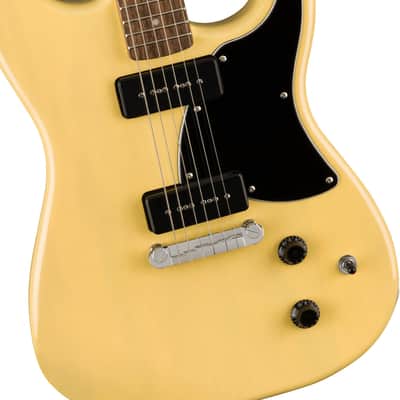 Paranormal Strat-O-Sonic, Laurel Fingerboard, Black Pickguard, Vintage Blonde image 3