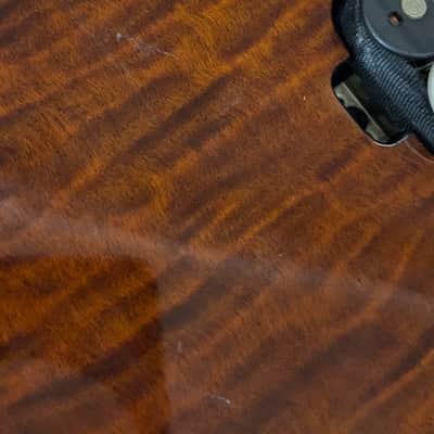 Dean MD24 FMF TGE Select Series Floyd Rose Electric Guitar, Tiger Eye Flame Top image 9
