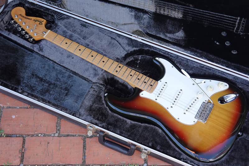 1978 Fender Stratocaster with Maple Fretboard Sunburst image 1
