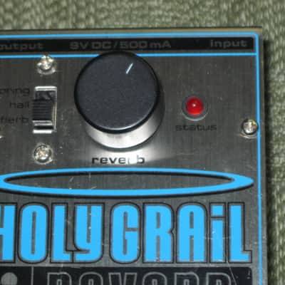 lightly used Electro Harmonix Holy Grail Reverb V1 classic casing + Truetone C35 1/8" converter & a copy of the paperwork (NO box) image 4