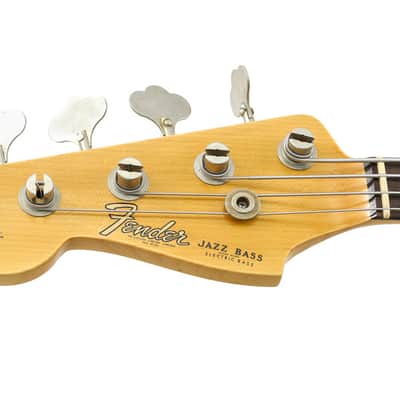 Fender Custom Shop 1964 Jazz Bass Journeyman Relic 3 Tone Sunburst Lefty image 6