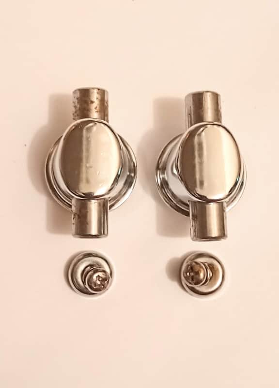 MAPEX SNARE DRUM LUGS PAIR WITH SCREWS- FREE SHIP TO C-USA! image 1