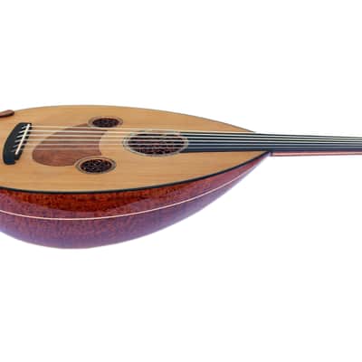 Special 3/4 Zenne Oud Ud Turkish String Musical Instrument UNQ-2Z By Miras image 2