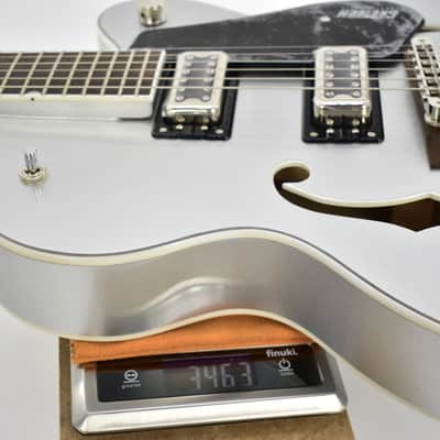 Gretsch G5420T Electromatic Hollow Body Single Cutaway with Bigsby 2021 Airline Silver 3463gr image 17