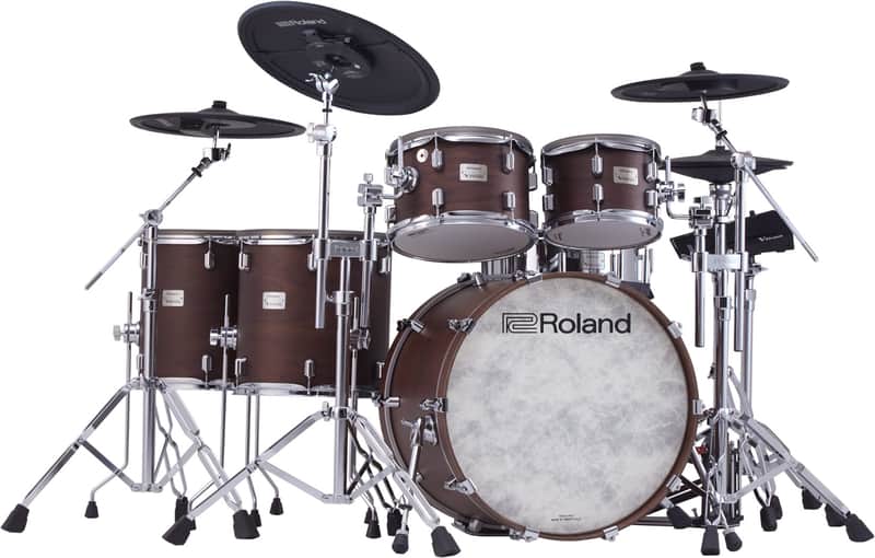 Roland VAD716 Acoustic Design Series Electronic V-Drum Kit - Satin Ebony image 1