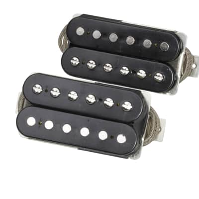 Area59' T-Top Ltd.Edt. Humbucker Set Double Black Vintage AWG42 Red Polywire and Vintage Formula Short A5 Magnet image 5