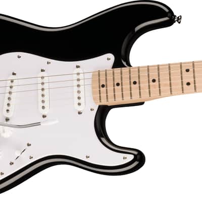 Squier Sonic® Stratocaster® Electric Guitar Pack, Maple Fingerboard, Black, Gig Bag, 10G - 120V image 5