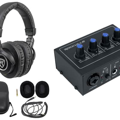 Rockville ROCK-U MINI 2x2 Home Studio USB Computer Recording Interface + Mic image 1