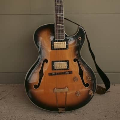 Voxton X-215 (ES175 copy) 1964 Two Tone burst image 23
