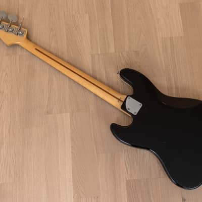 2005 Fender Aerodyne Jazz Bass AJB-M/DJ Medium Scale 32" Black, Japan CIJ image 12