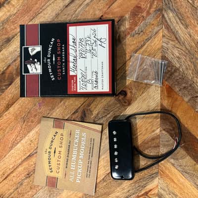 Seymour Duncan Custom Shop Humbucker under P90 Black Winter image 5