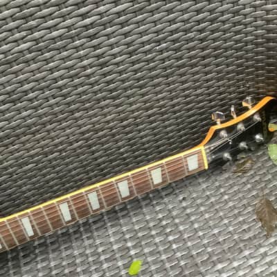 Hyundai Les Paul with Tremolo futuristic model Vintage 80’s floyd rose style Korea ? japan? image 16
