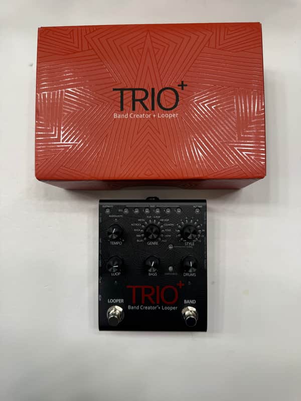 Digitech Trio + Plus Band Creator + Looper Sampler Guitar Effect Pedal + Box image 1