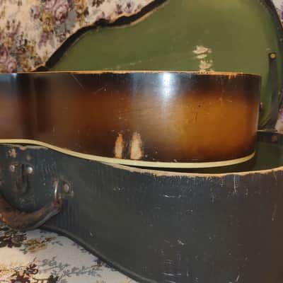 all-original 1943 Harmony Melody Ranch Gene Autry parlor acoustic vintage western cowboy guitar, parlour image 18