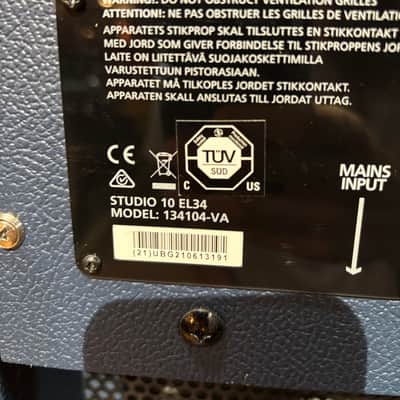 Blackstar Studio 10 EL34 10-Watt 1x12" Guitar Combo 2022 - Royal Blue image 10
