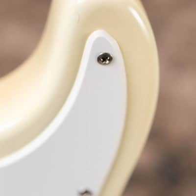 Squier 1995 Standard Stratocaster with Rosewood Fretboard Made in Korea, Olympic White - Used image 18