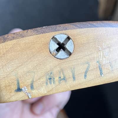 Fender Musicmaster Bass 1971 - Natural (Refinished) image 17