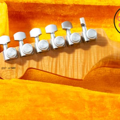 1989 Fender Custom Shop 35th Anniversary Stratocaster – #097/500, Quilt Top, Lace Sensors image 9