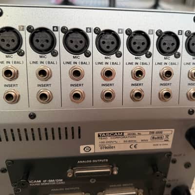 Tascam DM-4800 Digital Mixing Console + MU-1000 Meter Bridge + 4 Expansion Cards image 11