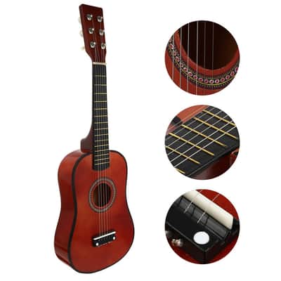 23" CHILDREN'S KIDS WOODEN ACOUSTIC GUITAR MUSICAL INSTRUMENT KID MUSICAL TOY US image 3