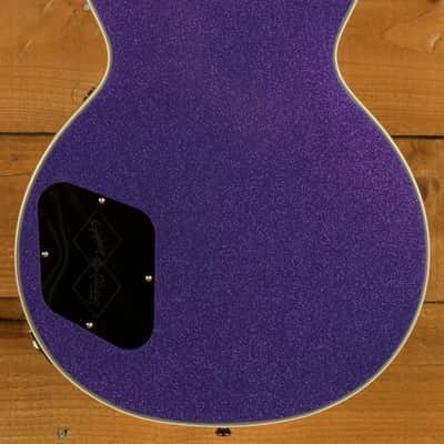Epiphone Inspired By Gibson Custom Les Paul Custom - Amethyst Sparkle image 4