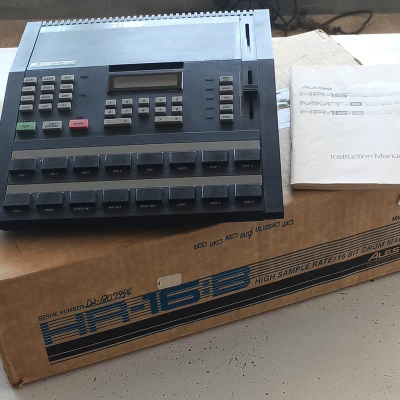1980s Alesis HR-16:B Black
