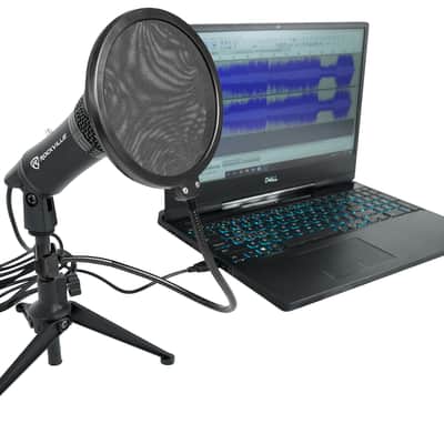 Rockville Z-STREAM USB Computer Home Studio Recording Microphone w/ Pop Filter image 12