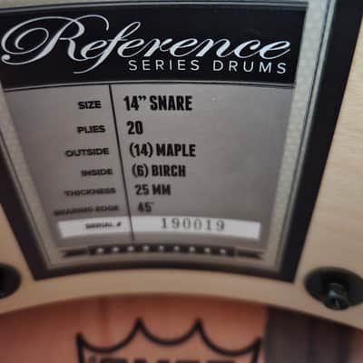 Pearl Reference 2013 - Purple Craze II 14 x 6.5 20 ply snare drum image 8