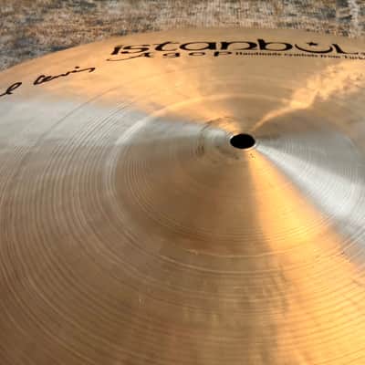 Earlier ISTANBUL Agop Mel Lewis 19” Crash Ride 1722 g Warm With Great Stick Attack! CONTROLLED! image 5