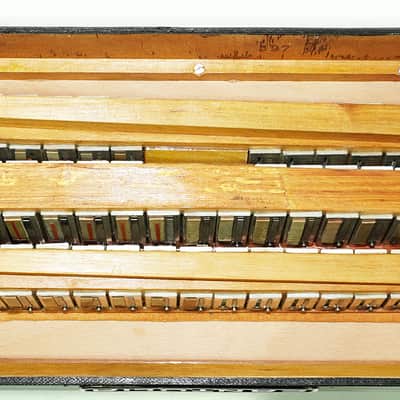 Vintage Accordion Cantulia Sonatina bi 96 Bass, Rare Old German Piano Accordian, New Straps, 2392, Keyboard Accordion Instrument, Rich and Bright Sound image 11