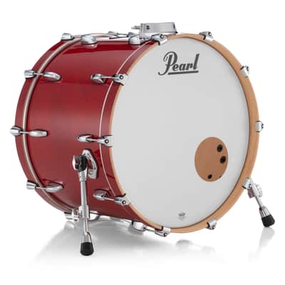 Pearl PMX Professional Maple Series 22x18" Sequoia Red Lacquer #110 Bass Kick Drum w/ BB3 Mount | NEW | Authorized Dealer image 2